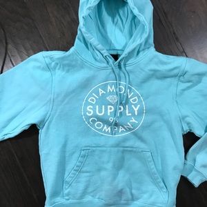 DIAMOND SUPPLY CO. WOMENS PULLOVER HOODIE